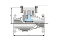 저렴한 가격 스테인리스 스틸 플랜지 게이트 밸브 Z41H-150LB 미국 표준 게이트 밸브 체크 밸브