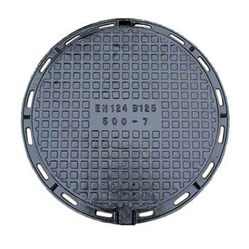 구상 흑연 주철 맨홀 뚜껑 500 Ｘ 500 밀리미터 라운드 맨홀 뚜껑
